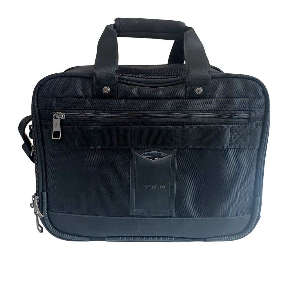 Travelpro Briefcase Laptop Bag Black Ballistic Nylon One Size